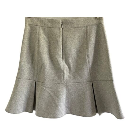 Madewell Gray Knit Skater Pleated Skirt New - Picture 7 of 8